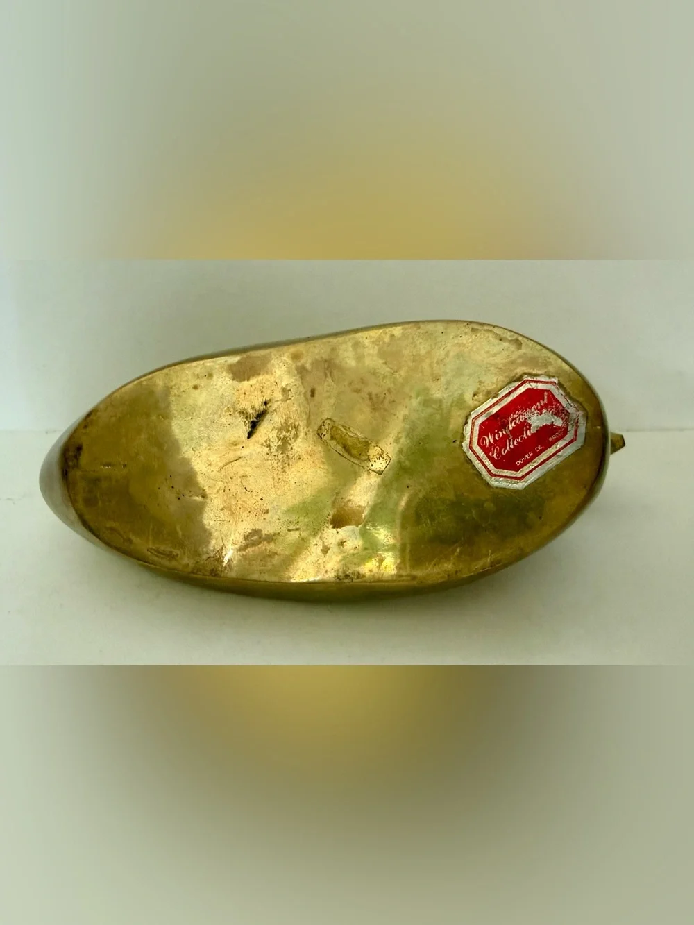 Vintage Small Solid Brass Duck Windcurrent Collection Dover Delaware USA